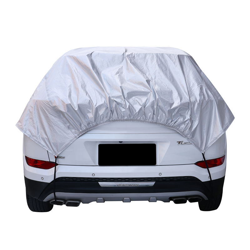Halvt bilskydd av polyestertaft skyddar din vindruta och tak